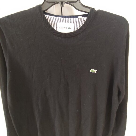 Lacoste pullover Men XL Long Sleeve Crew Neck Cotton thin Sweater - Picture 2 of 5